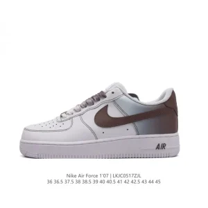 Nike Air Force 1 07 Low White Leather Sneakers for Men and Women