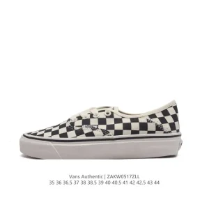 Vans Authentic Checkerboard Classic Skate Shoes for Men and Women