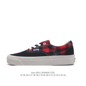 Vans Era White Low Top Skate Shoes for Men and Women
