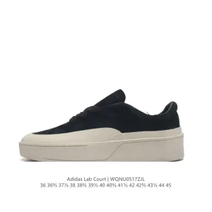 Adidas Labcourt Court Style Sneakers Black Suede Leather