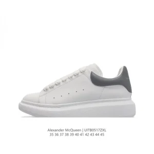 Alexander McQueen Flash Runner Smooth Leather White Glow Sneakers