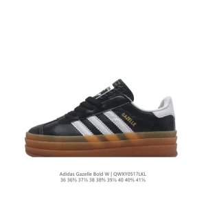 Adidas Gazelle Bold Chunky Sole Retro Suede Sneakers for Women