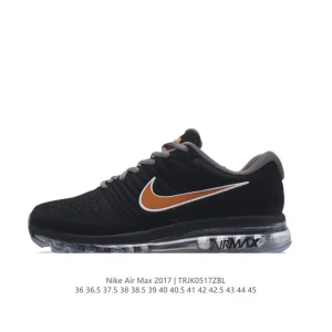 Nike Air Max 2017 Men's and Women's Running Shoes with Full-Length Air Cushion