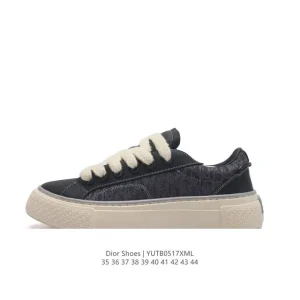 Dior J'Adior White Leather Platform Sneakers Men Women