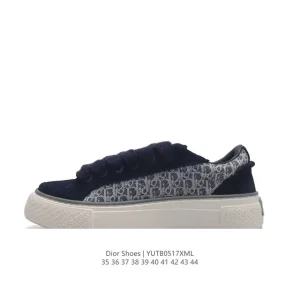 Dior J'Adior White Leather Sneakers with 3D Logo