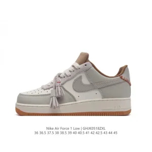 Nike Air Force 1 '07 Low HF5697-001 White Gum Sole Casual Sneakers