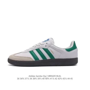 Adidas Originals Samba OG Shoes Classic Leather T-toe Sneakers for Men and Women
