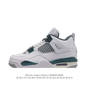 Jordan Air 4 Retro OG White Cement Men's Basketball Shoes