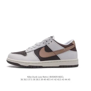Nike SB Dunk Low Pro Vintage Leather Skate Shoes for Men and Women