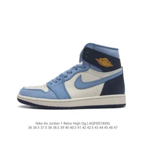 Jordan Retro High OG Light Brothers North Carolina Blue Premium Replica