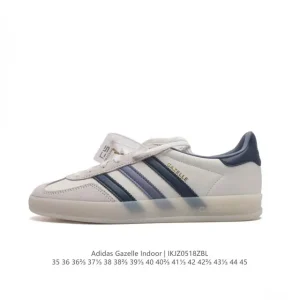 Adidas Originals Gazelle Indoor Retro Suede Sneakers with Gum Sole