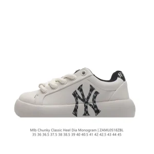MLB Chunky Classic Big Print Platform Sneakers Fashion Casual Shoes