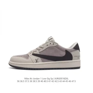 Jordan Air 1 Low OG SP Military Blue Reverse Swoosh Sneakers