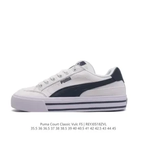 PUMA LX Court Low Unisex Retro Sneakers with SoftFoam+ Cushioning