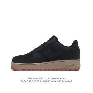 Nike Air Force 1 '07 Low White Leather Casual Sneakers for Men and Women