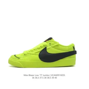 Nike Blazer Low '77 Jumbo Vintage Style Sneakers with Wide Laces