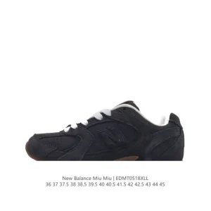 Miu Miu x New Balance 530 Sl Retro Running Shoes Brown Suede Leather