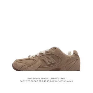 Miu Miu x New Balance 530 Sl Retro Running Shoes Anti-fur Leather
