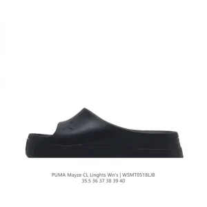 Puma Unisex Retro Logo Slide Sandal with Thick Sole for Summer
