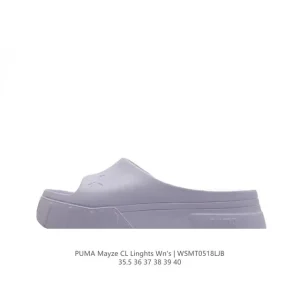 Puma Unisex Summer Retro Logo Slide Sandal for Men and Women