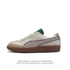 PUMA Mayze Cl Lights Women's Platform Sneakers White Black