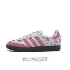 Adidas Samba OG Shoes Classic White Leather Sneakers for Women