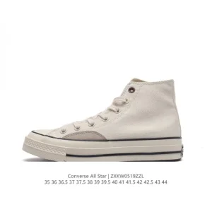 Converse Embroidered Patchwork Canvas Shoes for Men and Women
