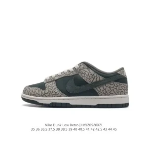 Nike Dunk Low Retro Vintage Basketball and Skateboarding Shoes