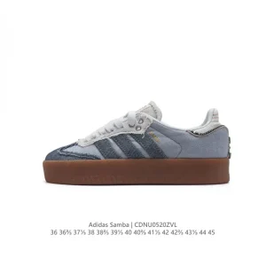 Adidas Originals Samba Og Shoes Classic Denim T-Toe Sneakers