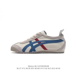 ASICS Onitsuka Tiger Mexico 66 Classic Canvas Sneakers for Men and Women