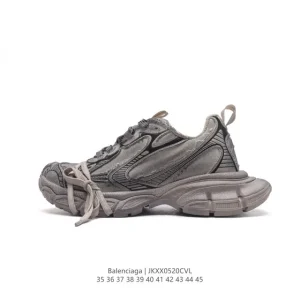 Balenciaga 3XL Sneakers Vintage Handmade Leather Shoes 2002