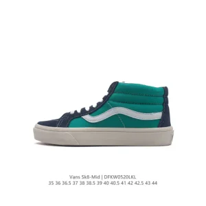 Vans Sk8-Mid Classic Canvas Skate Shoes for Men and Women