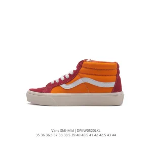Vans Sk8-Mid Classic Canvas Skate Shoes for Men and Women