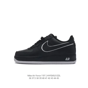 Nike Air Force 1 '07 Low DV0788-002 White Leather Sneakers for Men and Women