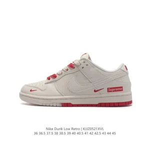 Supreme x Nike SB Dunk Low 'Box Logo' BB8675-107 Sneakers