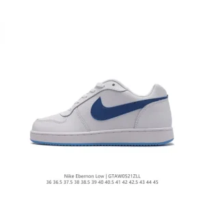 Nike Ebernon Low Men's and Women's Retro Casual Skateboard Shoes