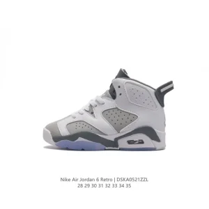 Jordan AJ6 Retro Low PSG Kids Shoes Paris Saint-Germain Edition