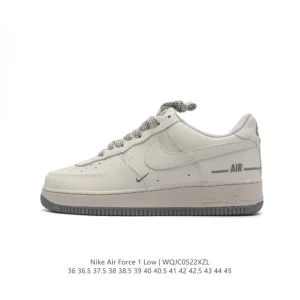 Nike Air Force 1 07 Low White Leather Sneakers