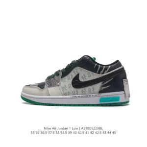 Jordan Air Low AJ1 Retro Leather Basketball Shoes