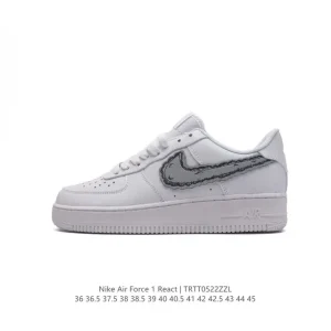 Nike Air Force 1 '07 Low White Leather Casual Sneakers