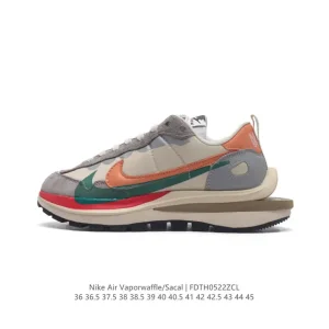 Nike Sacai Vaporwaffle 3.0 Red Neptune Green