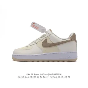 Nike Air Force 1 Low 07 White Leather Sneakers