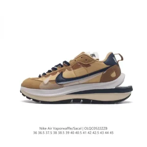 Sacai x Nike Vaporwaffle 3.0 Red Neptune Green Sneakers