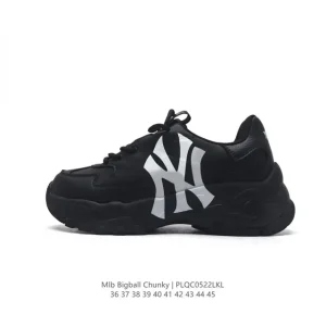 MLB Bigball Chunky Embo Vintage Retro Sneakers for Men and Women