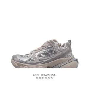 Golden Goose Dad-Star Luxury Leather Sneakers in Cream White