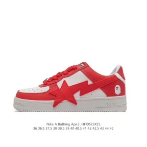 Bape x Nike Air Force 1 Low Camo Sneakers for Men and Women
