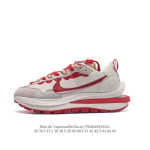 Sacai x Nike LDWaffle Layered Double Swoosh Running Shoe