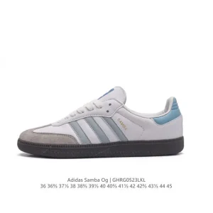 Adidas Samba OG Classic Leather Sneakers White Gum Sole T-Toe Shoes
