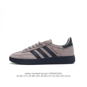 Adidas Handball Spezial Leather Retro Sneakers with Rubber Sole
