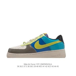 Nike Air Force 1 '07 Low White Leather Casual Sneakers for Men and Women